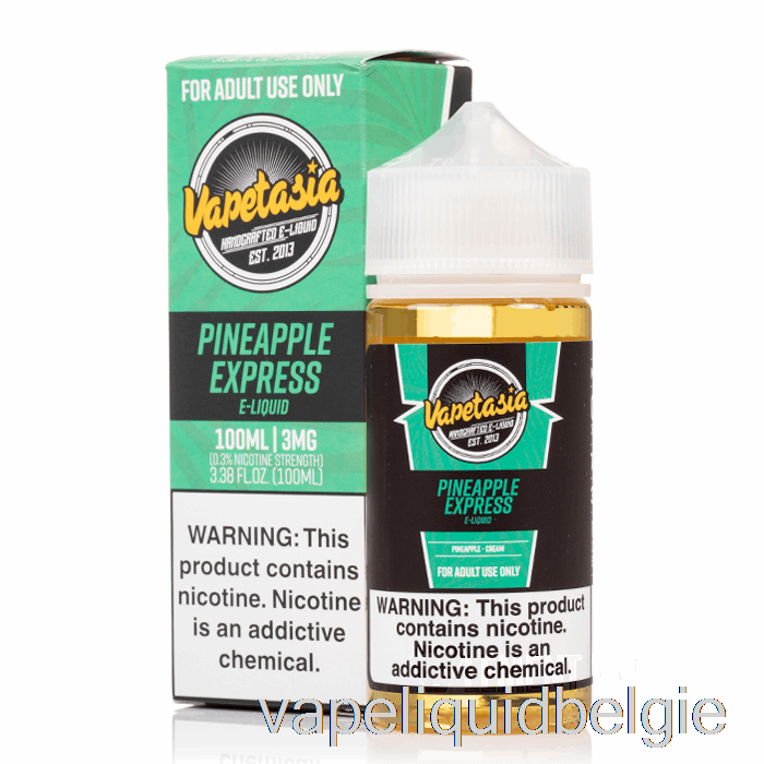 Vape België Ananas Express - Vapetasia - 100ml 0mg